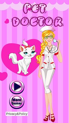Vetenerian Girl Dress up Game - Screenshot 1