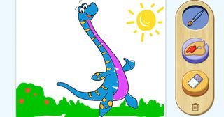 Coloring games 4 kids-Dino Fun - Screenshot 1