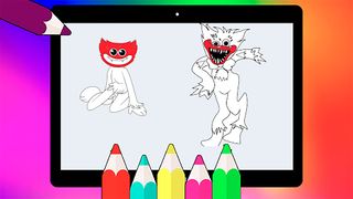 popply playtime coloring book - Screenshot 1