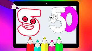 Number lore coloring book - Screenshot 3