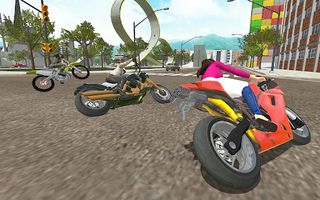 Motorbike Rush Drive Simulator - Screenshot 1