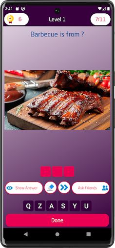 Food City Quiz - Screenshot 1