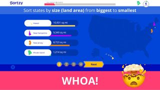 Sortzy States - Screenshot 2