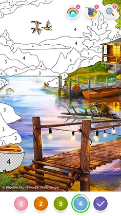 Magic Color by Number-Painting - Screenshot 4