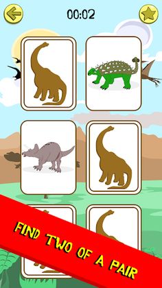 Dino Matching and Quiz Games - Screenshot 4