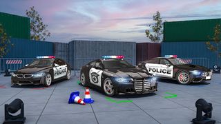 Police Car Parking Car Games - Screenshot 1