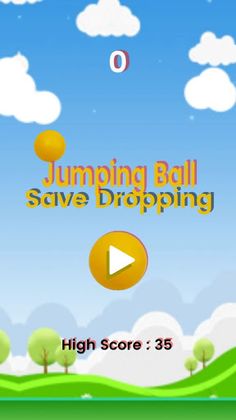 Flappy Ball - Jumping and Save - Screenshot 1