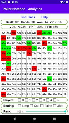 Poker Notepad - Screenshot 4