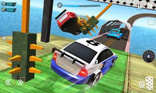 Gt Car Stunt Ramp Racing Car - Screenshot 3
