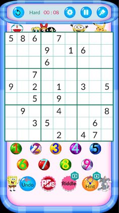 Cartoon Sudoku Surfers - Screenshot 4