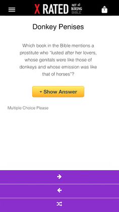 X RATED Not So Boring Bible - Screenshot 1