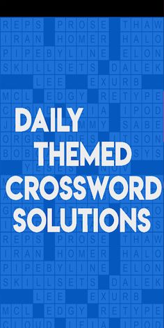 Daily Crossword Solution - Screenshot 4