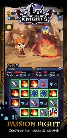 Magic Block Knights - Screenshot 2