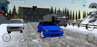 Snow Car Driving Mountain - Screenshot 1