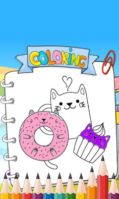 Kawaii Coloring Book with Glit - Screenshot 4