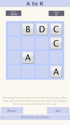 A to K Pro - Sliding Puzzle - Screenshot 2