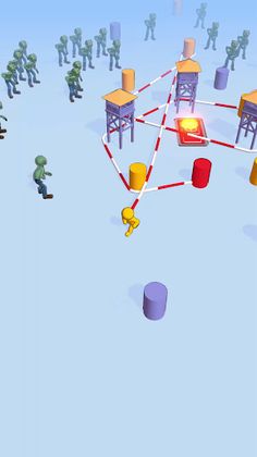 Zombie Rope Defence - Screenshot 2