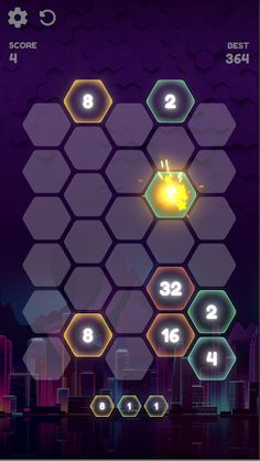 Hexa2048 - Screenshot 2