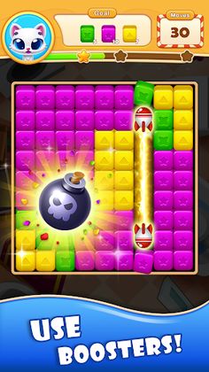 Sneaky Star: Cube Blast Puzzle - Screenshot 2