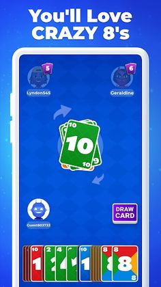 Crazy 8's Mania! - Mau Mau - Screenshot 2