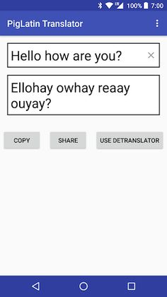 Simple Pig Latin Translator/De - Screenshot 1
