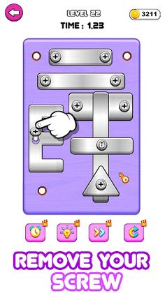 Screw Puzzle Pin Take Off Nuts - Screenshot 2