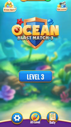 Ocean Blast Match 3 - Screenshot 1