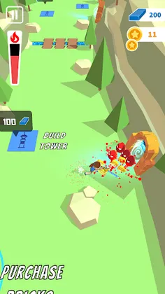 Towercraft: Hero Rush - Screenshot 1