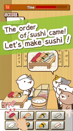 cat's sushi shop - Screenshot 2
