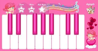 Piano Pink Animals - Screenshot 1