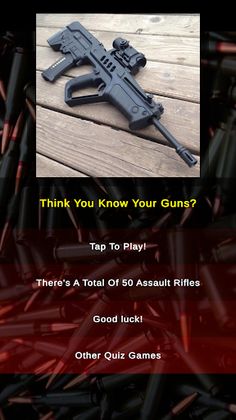 Assault Rifle Machine Gun Quiz - Screenshot 1