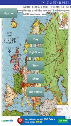 Capital-Quiz - Screenshot 1