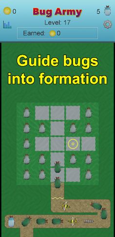 Bug Army:Reverse Tower Defense - Screenshot 2