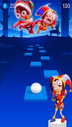 Digital Circus Tiles-Hop Rush - Screenshot 1
