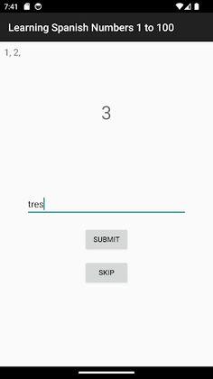 Learn Spanish Numbers 1 to 100 - Screenshot 3