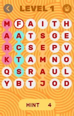 Bible Word Find Puzzles - Screenshot 1