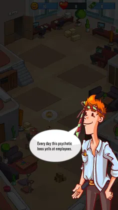 Office Riot - Funny Idle Simul - Screenshot 1