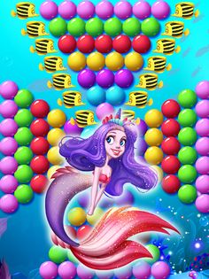 Mermaid Rescue Fish Pop Shoote - Screenshot 3