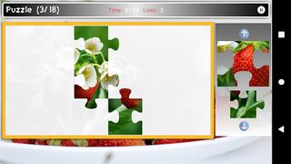 Game Jigsaw Puzzle strawberry - Screenshot 2