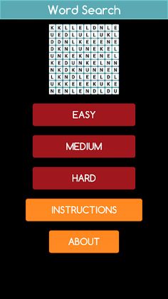 Word Search Game App - Screenshot 1