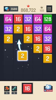 Merge Block - 2048 Puzzle - Screenshot 1