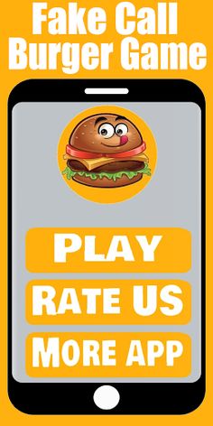 Fake Call Burger Game - Screenshot 1