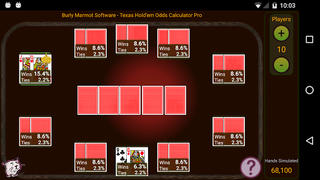 Hold'em Odds Calculator Pro - Screenshot 1