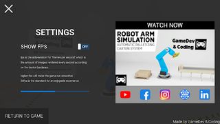 Robot Simulation 3D - Screenshot 3