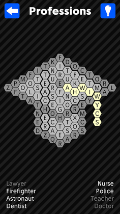 Word Search Hex - Screenshot 1