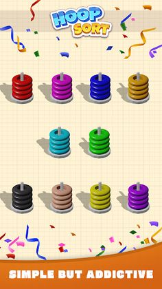 Hoop Sort - Color Ring Puzzle - Screenshot 3