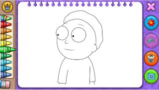 Rick & Morty Coloring book - Screenshot 3
