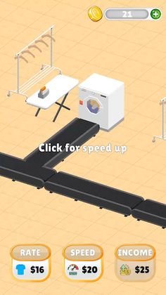 Laundry Clicker Idle! - Screenshot 1