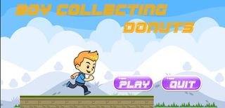 Boy Collecting Donuts - Screenshot 1