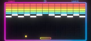 Brick Breaker Neon - Screenshot 1